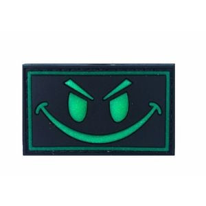 Rubber Morale Patch Glow Smile