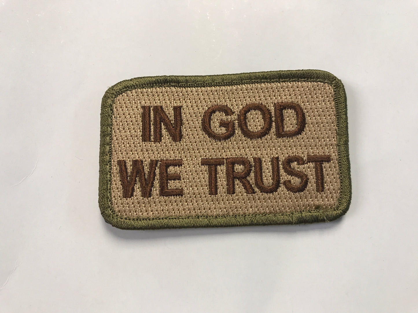 In God We Trust Velcro Patch