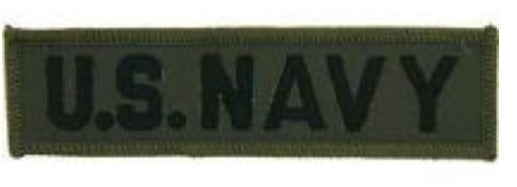 US Navy Tab Patch - OD