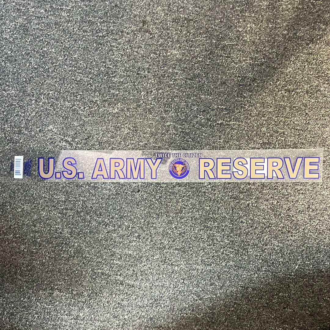 U.S. Army Reserve Window Strip
