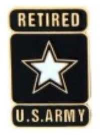 Retired US Army Star Hat Pin