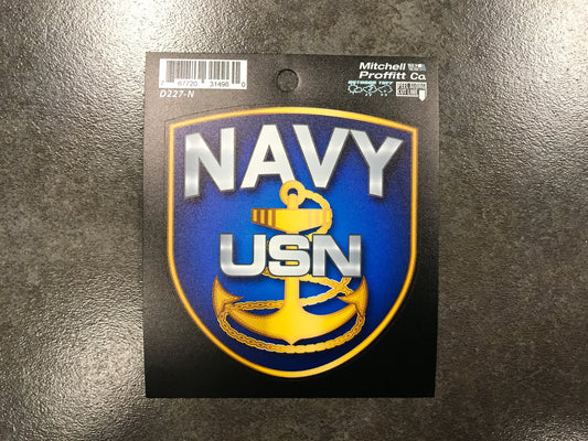 U.S. Navy Anchor Outdoor Tough Decal