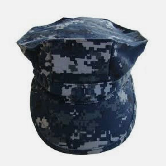 USED Navy Patrol Cap Blue Digi
