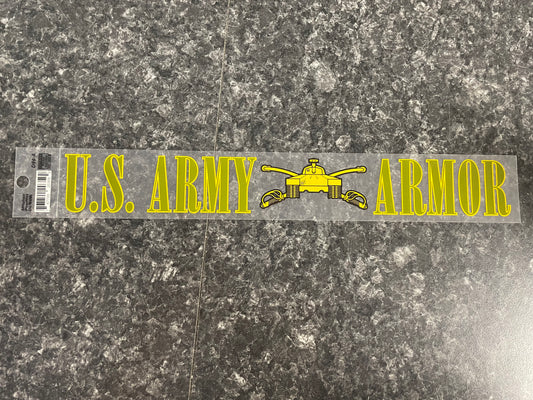 Army Armor Window Strip Decal