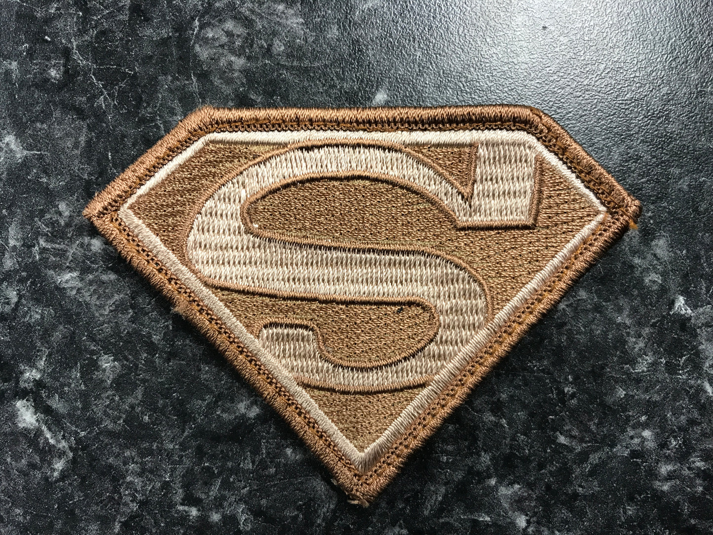 Super Man Diamond Velcro Patch
