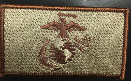Marine EGA Tan Velcro Patch
