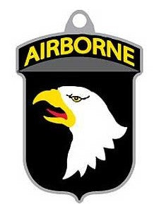 101st Airborne Keychain