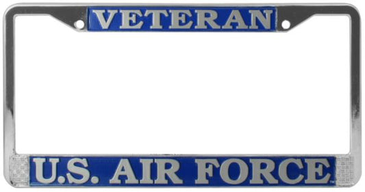 US Air Force Veteran Plate Frame