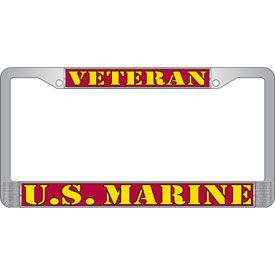 U.S. Marine Veteran License Frame