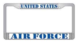 US Air Force License Plate Frame