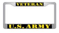 US Army Veteran License Plate Frame