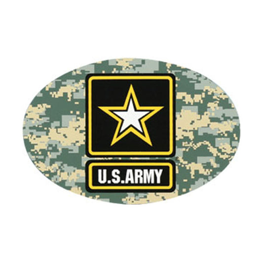Army Star OCP Oval Auto Magnet