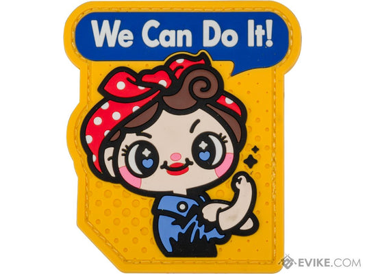 "We Can Do It" Cute PVC Morale Patch