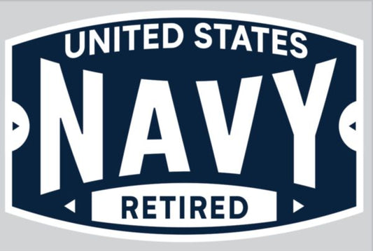 U.S. Navy Retired Decal