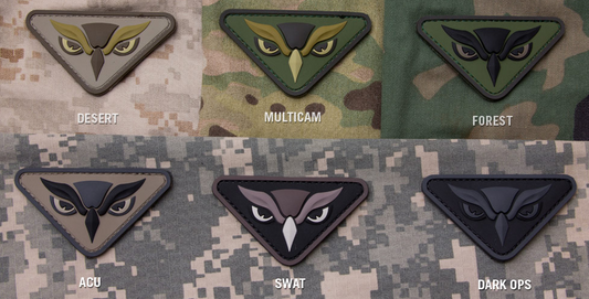 Owl Head Velcro Patch