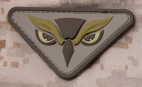Owl Head Velcro Patch