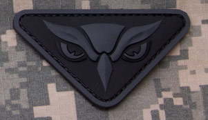 Owl Head Velcro Patch