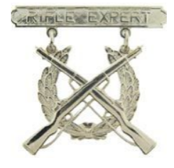 USMC Rifle Expert Qualification Badge