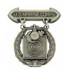 USMC Pistol Basic Qualification Badge