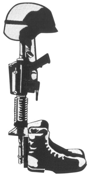 Fallen Soldier Patch 9"