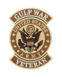 Gulf War Army Veteran Patch