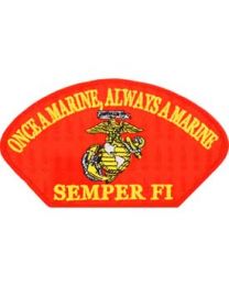 Hat Patch Once Marine Always a Marine
