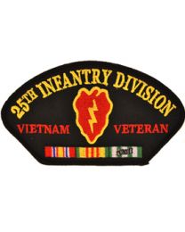 25th Inf Div Vietnam Vet Hat Patch