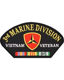 3rd Marine Division Vietnam Hat Patch