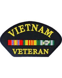 Vietnam Veteran Ribbons Hat Patch