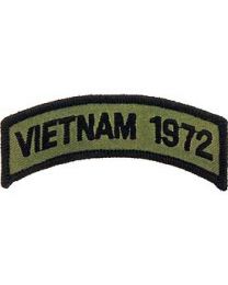 Vietnam 1972 Tab Patch - OD