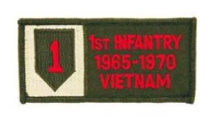 1st Infantry Vietnam Patch
