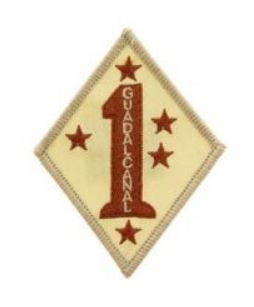 1st Marine Division Patch