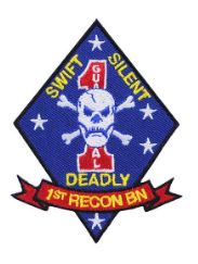 1st Recon Batt. USMC Patch