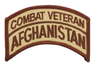 Combat Veteran Afghanistan Tab Patch
