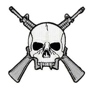 Skull w/ Cross Rifles Patch