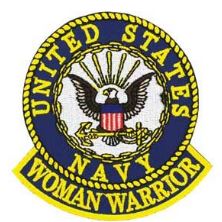 Navy Woman Warrior Patch