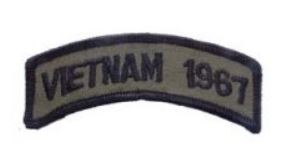 Vietnam 1967 Tab Patch