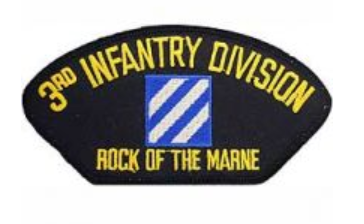 3rd Infantry Division Hat Patch