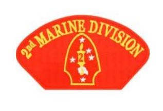 2nd Marine Division Hat Patch
