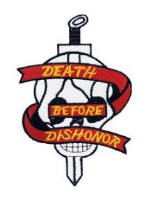 Death Before Dishonor Skull Patch