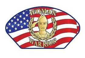 Woman Warrior Hat Patch