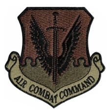 USAF Air Combat Command Patch - VELCRO