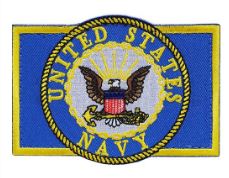 US Navy Logo Rectangle Patch - VELCRO