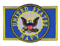 US Navy Logo Rectangle Patch - VELCRO