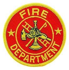 Fire Dept Round Patch
