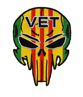 Vietnam Vet Skull Patch