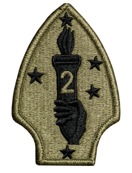 2nd Marine Division Scorpion Patch w Velcro