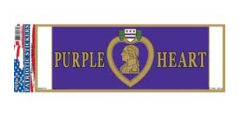 Purple Heart Bumper Sticker
