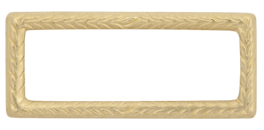 Army Ribbon Frame Gold