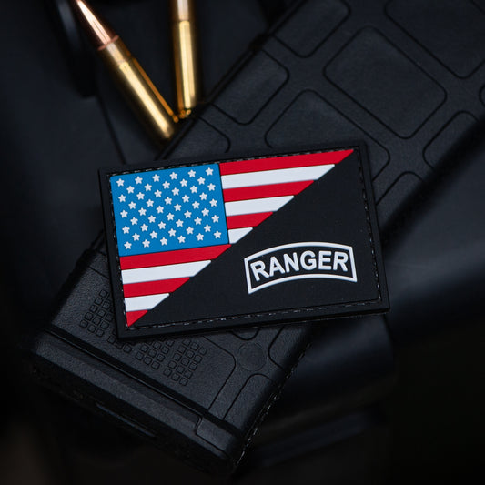 US Flag/Ranger Tab PVC Patch